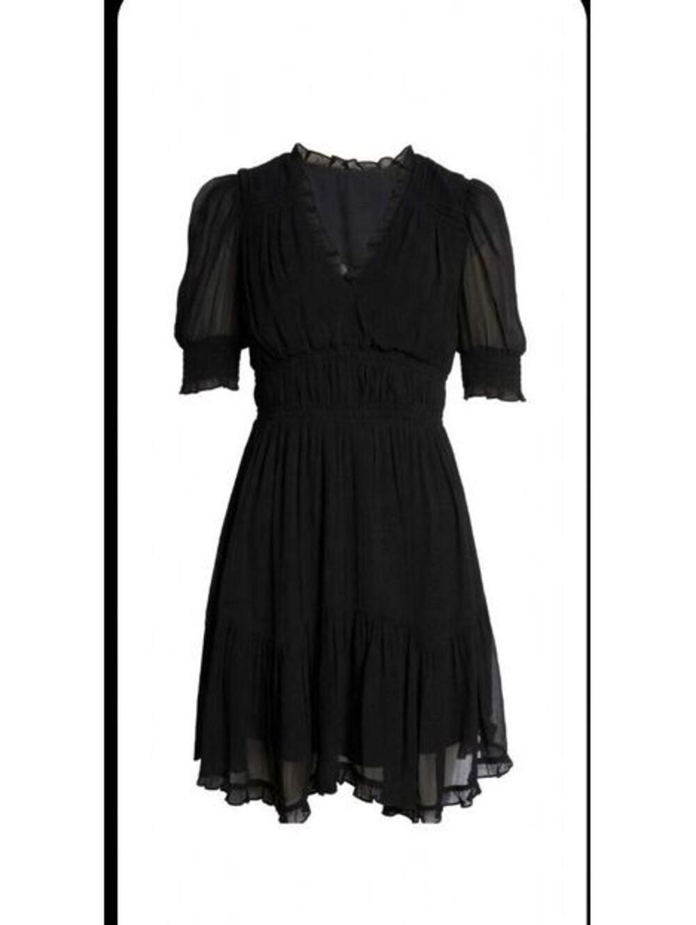 ALLSAINTS Via Ruffle Mini Dress (6)